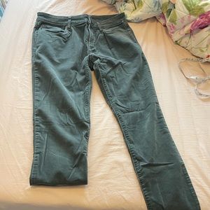 Corduroy grey skinny jeans